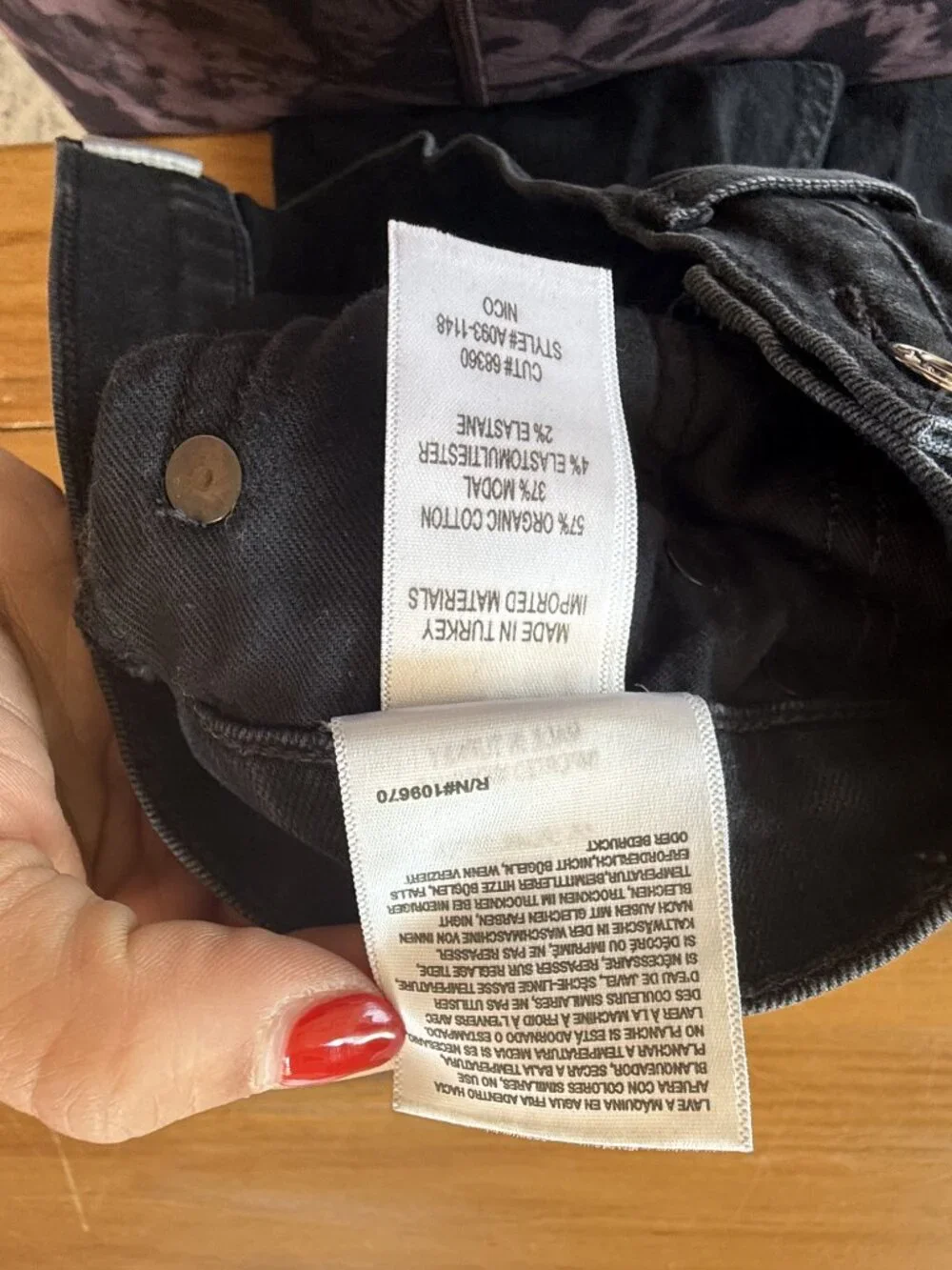 AGOLDE Black High-Rise Skinny Jeans Size 27